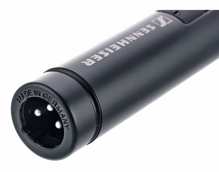 Sennheiser MD431II Profipower, de microfoonkorf van dichtbij