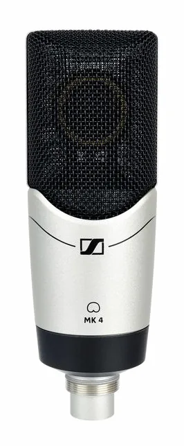 Sennheiser MK4 Recording Desk Bundle, het frontale grillewerk