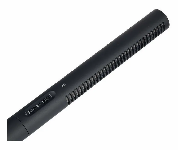 Sennheiser MKE 600, de microfoonkorf van dichtbij