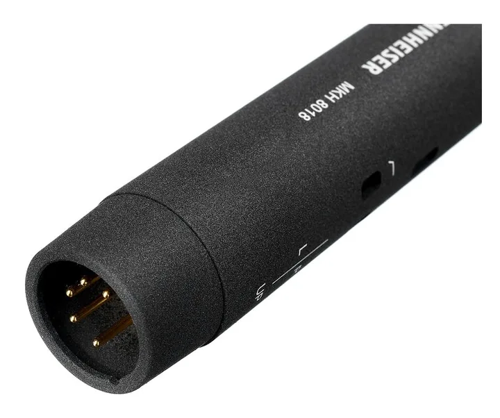Sennheiser MKH 8018, het logo en de afwerking