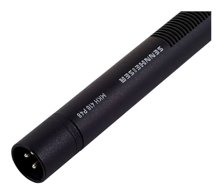 Sennheiser MKH 416 P48, het frontale grillewerk