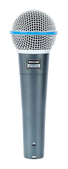 Shure Beta 58 A Bundle, de XLR-aansluiting onderaan