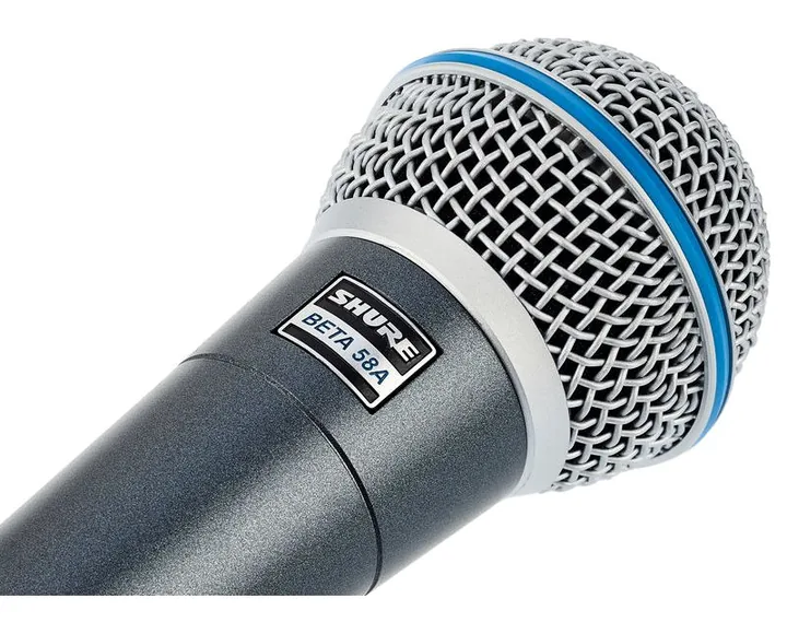 Shure Beta 58 A, de bevestiging en de houder
