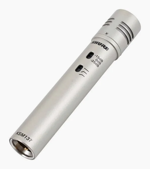 Shure KSM 137 SL, de XLR-aansluiting onderaan