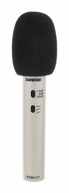Shure KSM 137 Stereoset, het logo en de afwerking