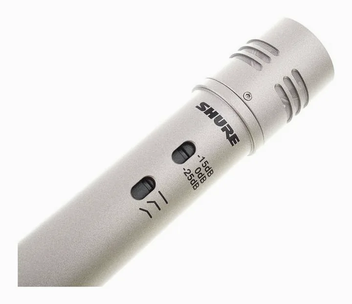 Shure KSM 137 Stereoset, de bevestiging en de houder