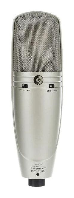 Shure KSM44A, de bevestiging en de houder