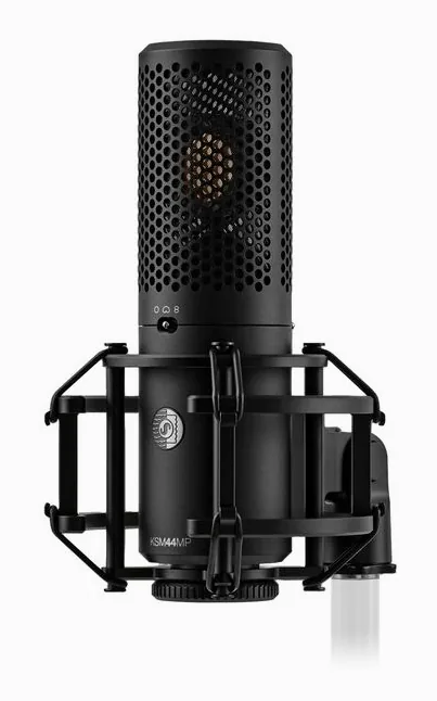 Shure KSM44MP, het logo en de afwerking