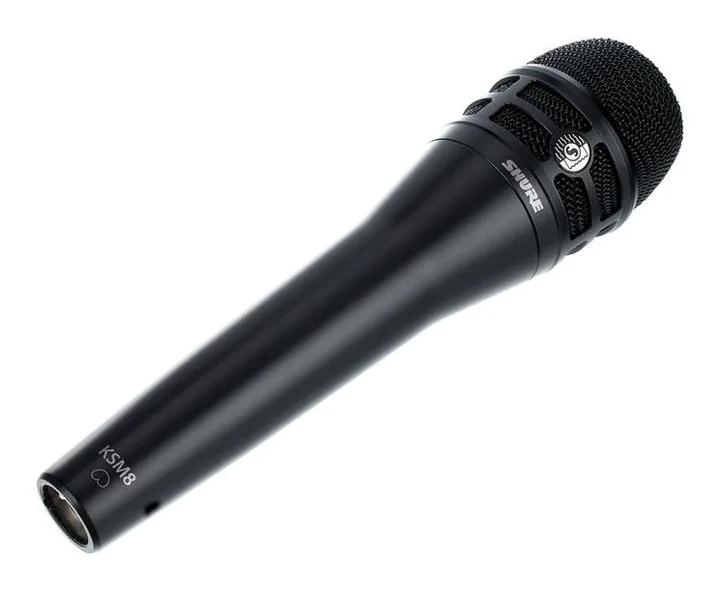Shure KSM8 B, de microfoonkorf van dichtbij