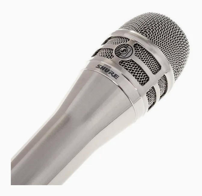 Shure KSM8 N, het logo en de afwerking