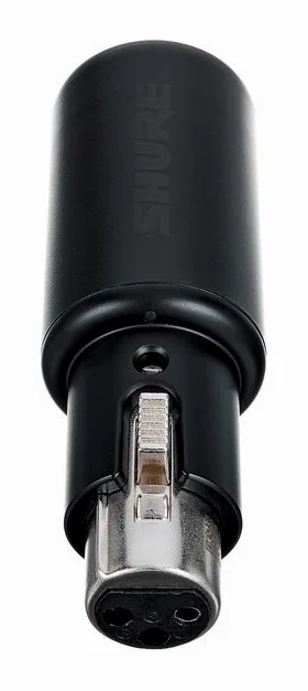 Shure Motiv MVX2U, het volumeknopje en de LED-meters