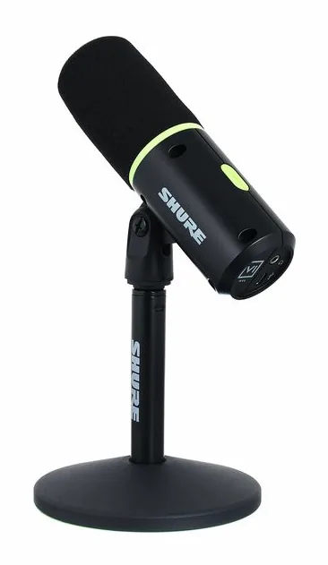 Shure MV6, de XLR-aansluiting onderaan