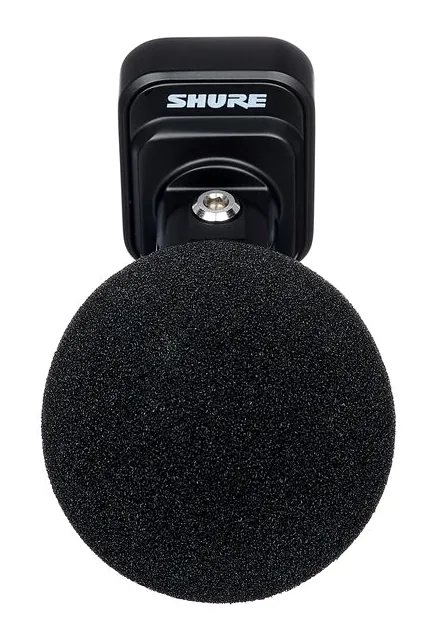 Shure MV88-USBC, de behuizing van opzij