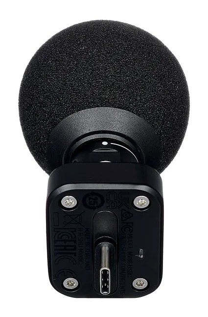 Shure MV88-USBC, de behuizing van opzij