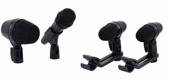Shure PGA Drumkit 4, de microfoonkorf van dichtbij