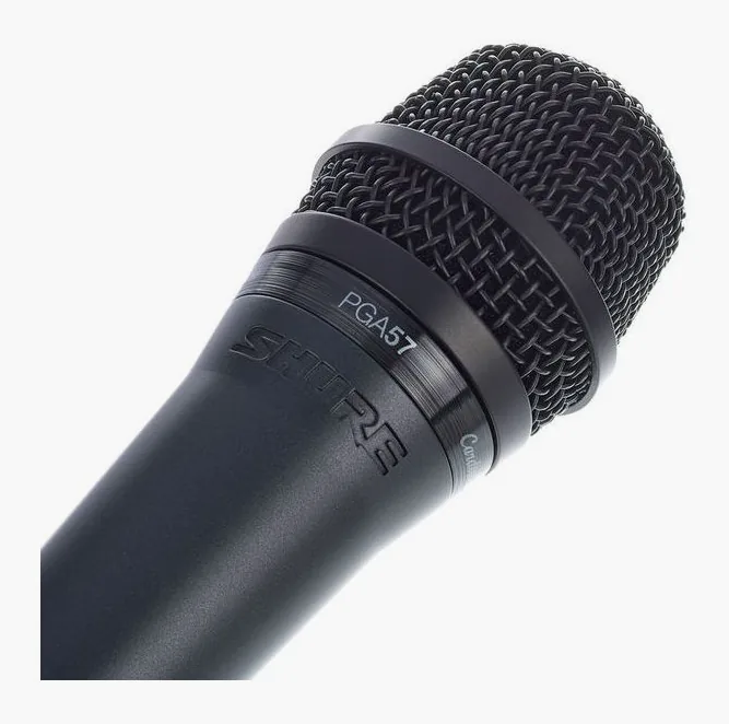 Shure PGA Drumkit 7, de microfoonkorf van dichtbij