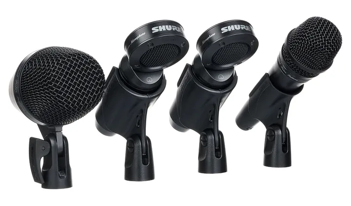 Shure PGA Studiokit 4, het logo en de afwerking
