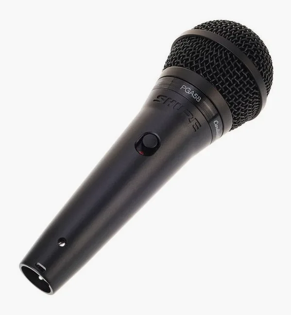 Shure PGA58, het frontale grillewerk