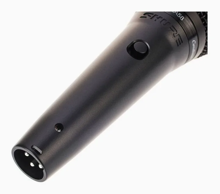 Shure PGA58, de bevestiging en de houder