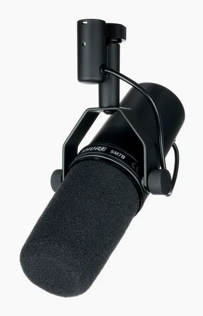 Shure SM 7 B EVA Case Bundle, de XLR-aansluiting onderaan