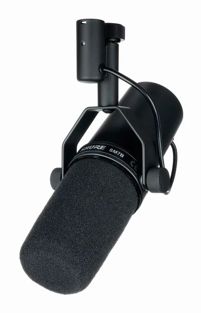 Shure SM 7 B Podcast Bundle, het logo en de afwerking