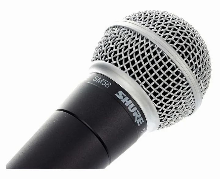 Shure SM58 LC Bundle, de behuizing van opzij