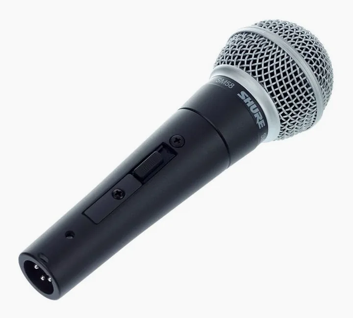 Shure SM58S, het logo en de afwerking