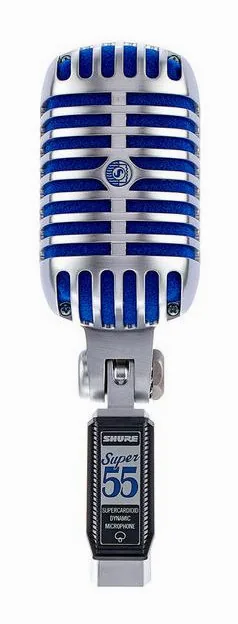 Shure Super 55 Deluxe Bundle, de microfoonkorf van dichtbij