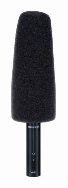 Shure VP 82, de XLR-aansluiting onderaan
