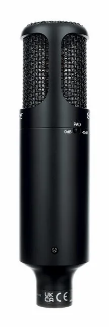 Sony C-80, de microfoonkorf van dichtbij