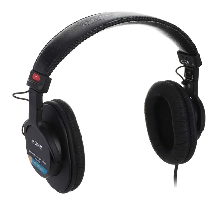 Sony MDR-7506, de oorkussens van dichtbij
