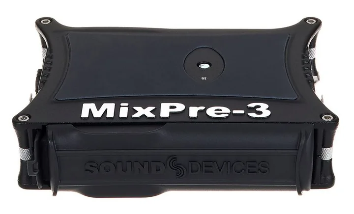 Sound Devices MixPre-3 II, het voorpaneel met de draaiknoppen