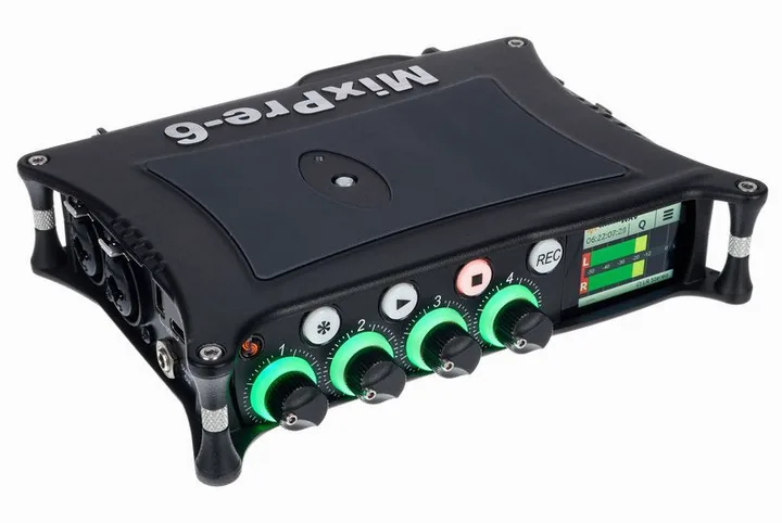Sound Devices MixPre-6 II, de behuizing van opzij