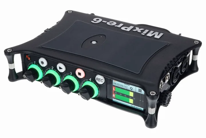 Sound Devices MixPre-6 II Orca Bag Bundle, de bovenkant van het apparaat