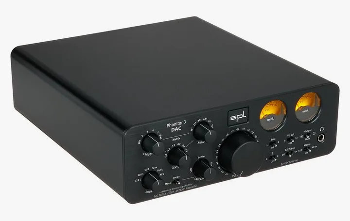 SPL Phonitor 3 DAC, het logo en de afwerking