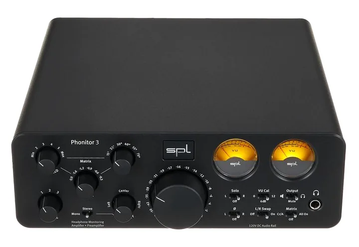 SPL Phonitor 3, het logo en de afwerking