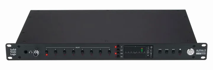 SSL Alpha 8, de bovenkant van het apparaat
