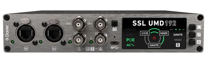 SSL UMD192, het volumeknopje en de LED-meters