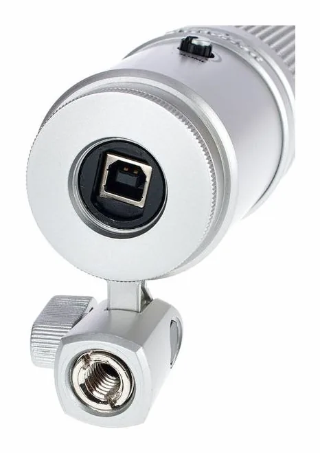 Superlux E205U, de microfoonkorf van dichtbij