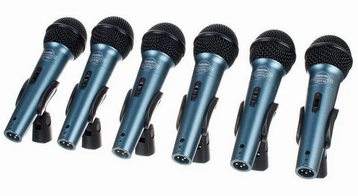 Superlux Eco 88 Set, de microfoonkorf van dichtbij