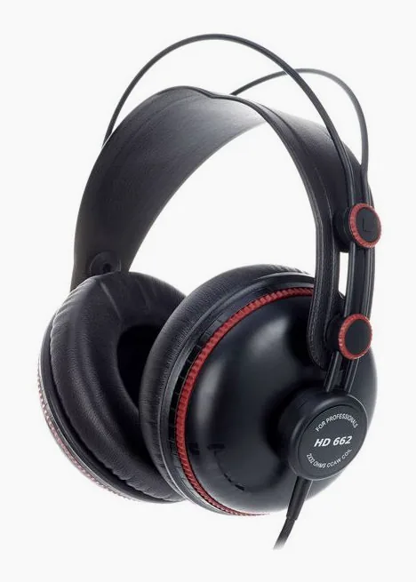 Superlux HD-662, de hoofdband van bovenaf