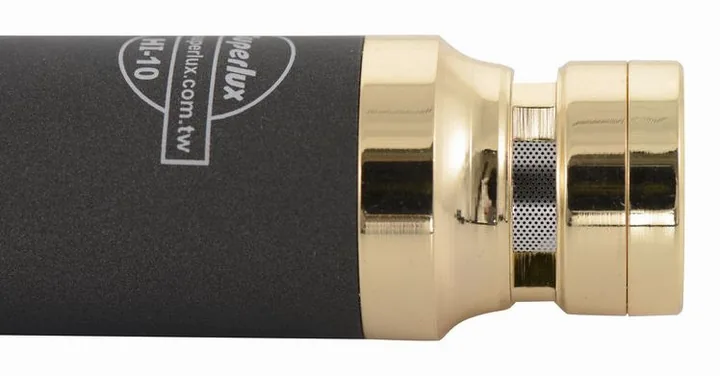 Superlux HI 10, de bevestiging en de houder