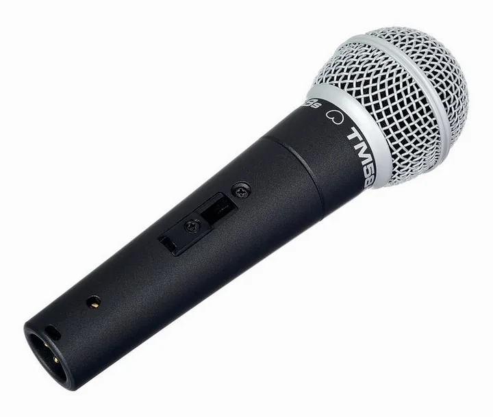 Superlux TM58S, de microfoonkorf van dichtbij