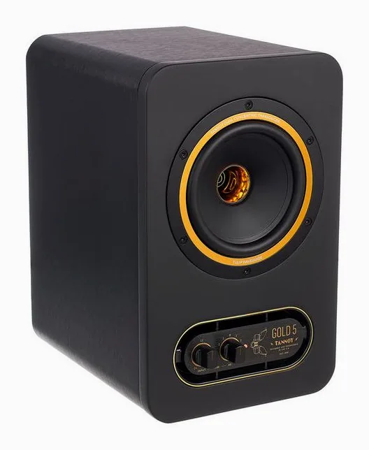 Tannoy Gold 5, het logo en de afwerking