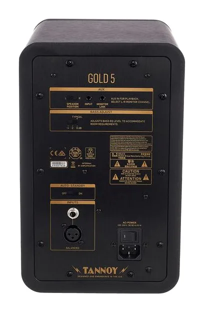 Tannoy Gold 5, de behuizing van opzij