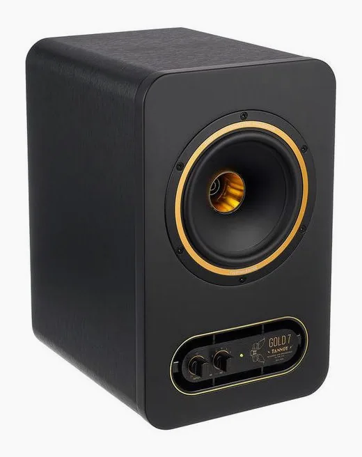 Tannoy Gold 7, het frontpaneel met de woofer en tweeter