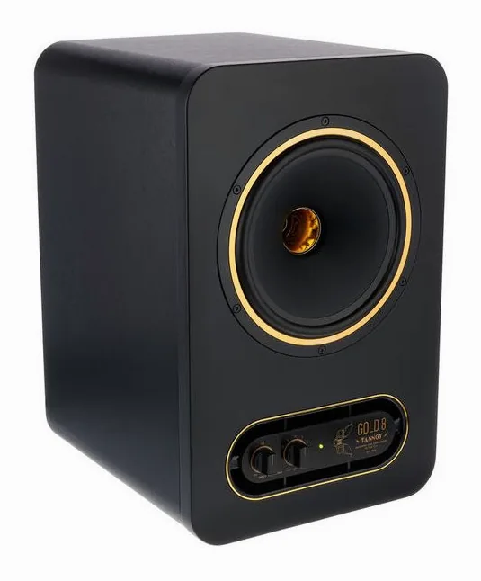 Tannoy Gold 8, het frontpaneel met de woofer en tweeter