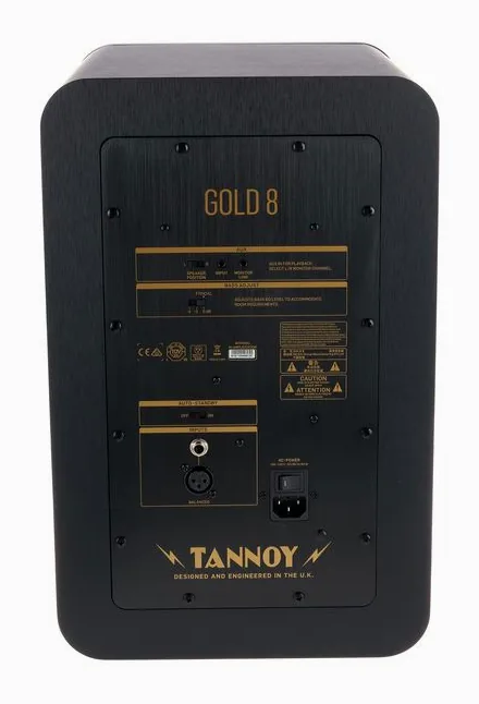 Tannoy Gold 8 Stand Bundle, de behuizing van opzij