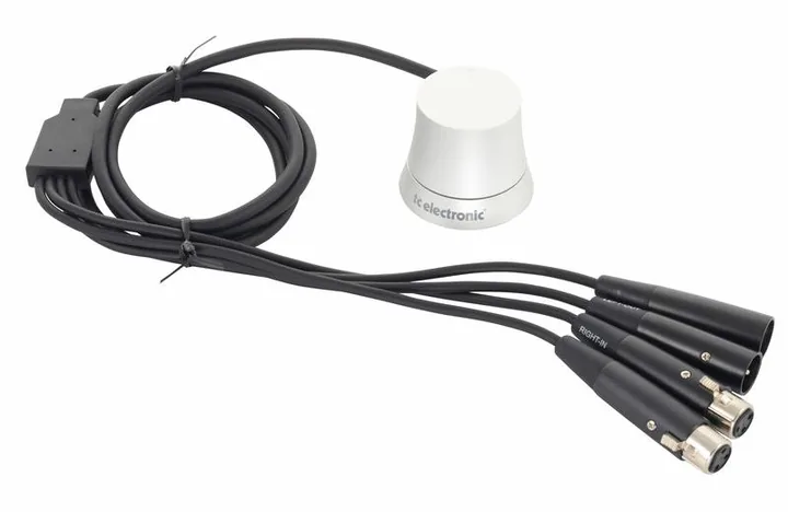 tc electronic Level Pilot X, de achterkant met de aansluitingen