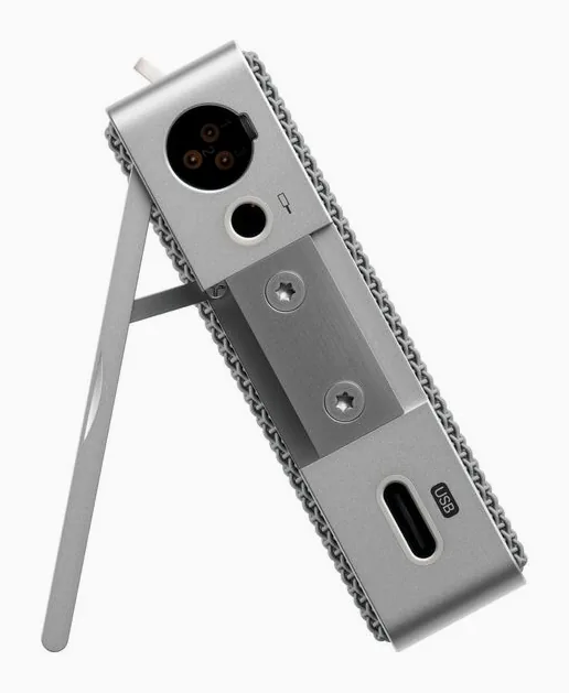 Teenage Engineering CM-15, de microfoonkorf van dichtbij